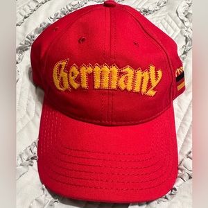 Disney Parks Epcot Germany Pavillon Cotton Baseball Cap(Hat) with Flag + Prost